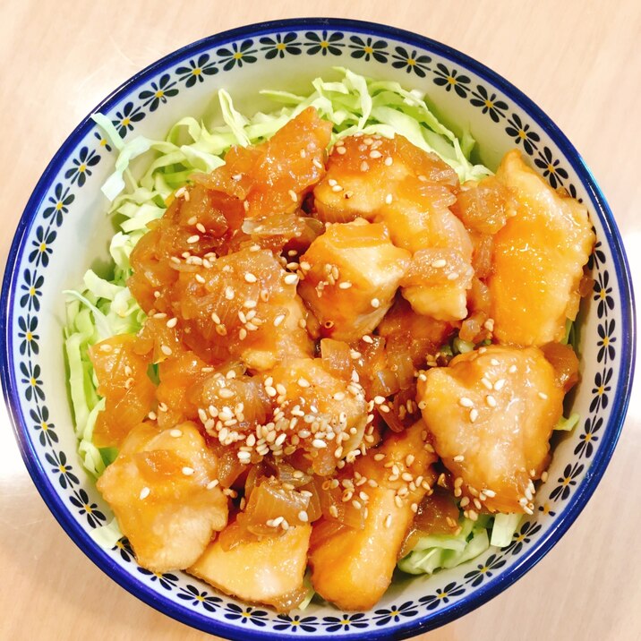 鶏胸肉で簡単！油淋鶏風丼